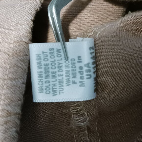 Monrow Pull-on Viscose Linen Ankle Pants Relaxed Fit Pockets XS‎ Clay Orange - Picture 9 of 9